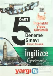 2016 ÖABT İngilizce Öğretmenliği İnteraktif Video Çözümlü 5 Deneme Sınavı