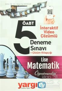 2016 ÖABT Lise Matematik Öğretmenliği İnteraktif Video Çözümlü 5 Deneme Sınavı