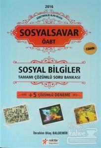 2016 ÖABT Sosyal Bilgiler Sosyalsavar Tamamı Çözümlü Soru Bankası