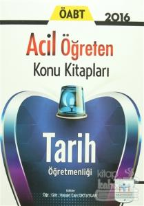 2016 ÖABT Tarih Öğretmenliği Acil Öğreten Konu Kitapları