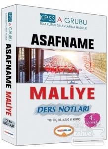 2017 KPSS A Grubu Maliye Asafname Ders Notları