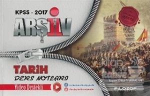 2017 KPSS Arşiv Tarih Ders Notları