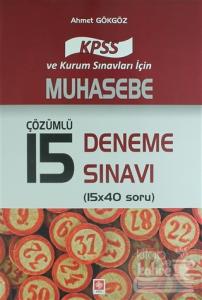 2017 KPSS Muhasebe Çözümlü 15 Deneme Sınavı