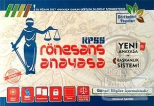 2017 KPSS Rönesans Anayasa Kitabı