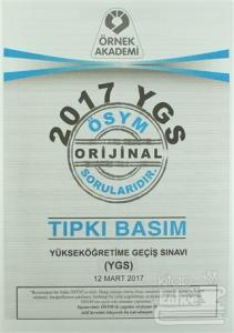 2017 YGS ÖSYM Tıpkı Basım Soruları