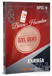 2018 KPSS Anayasa Burcu Hocadan Bire Bir Özel Ders Notları