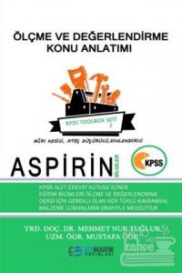 2018 KPSS Aspirin Bilgiler Ölçme ve Değerlendirme Konu Anlatımı - Toolbox Seti 2