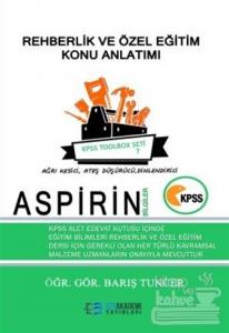 2018 KPSS Aspirin Bilgiler Rehberlik ve Özel Eğitim Konu Anlatımı - Toolbox Seti 7