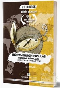2018 KPSS Eğitim Bilimleri Öğretmenliğin Pusulası Öğrenme Psikolojisi Çek Kopar Yaprak Test