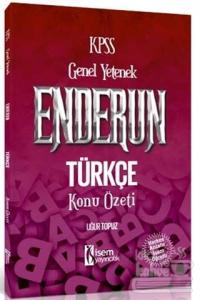 2018 KPSS Genel Yetenek  Enderun Türkçe Konu Özeti