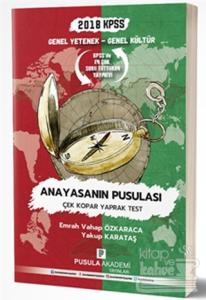 2018 KPSS GYGK Anayasanın Pusulası Çek Kopar Yaprak Test