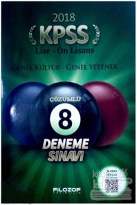 2018 KPSS Lise Önlisans Genel Kültür Genel Yetenek Çözümlü 8 Deneme (Video Destekli)