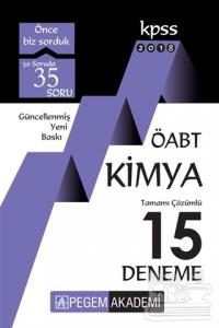 2018 KPSS ÖABT Kimya Tamamı Çözümlü 15 Deneme