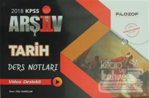 2018 KPSS Tarih Arşiv Ders Notları Video Destekli