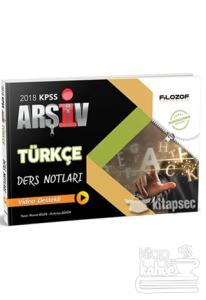 2018 KPSS Türkçe Arşiv Ders Notları Video Destekli