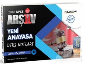 2018 KPSS Yeni Anayasa Arşiv Ders Notları Video Destekli