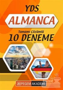 2018 YDS Almanca Tamamı Çözümlü 10 Deneme