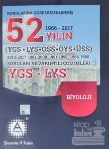 2018 YGS LYS  Biyoloji Konularına Göre Düzenlenmiş 52 Yılın Soruları ve Ayrıntılı Çözümleri