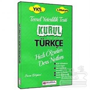 2018 YKS 1.Oturum Türkçe Hızlı Öğretim Ders Notları