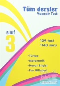3. Sınıf Tüm Dersler Yaprak Test