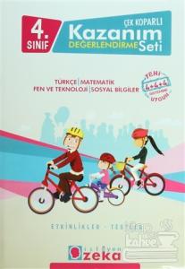 4. Sınıf Çek Koparlı Kazanım Değerlendirme Seti Türkçe - Matematik - Fen ve Teknoloji - Sosyal Bilgiler
