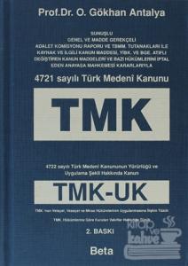 4721 Sayılı Türk Medeni Kanunu TMK (Ciltli)