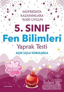 5. Sınıf Fen Bilimleri Yaprak Testi