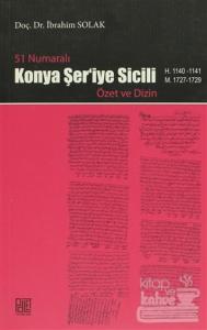 51 Numaralı Konya Şer'iye Sicili