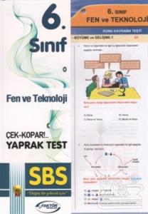 6. Sınıf Fen ve Teknoloji  Yaprak Test