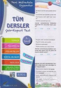 6.Sınıf Tüm Dersler Çek Kopart Yaprak Test