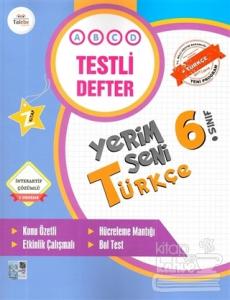 6.Sınıf Yerim Seni Türkçe Testli Defter