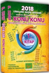 8. Sınıf 2018 Liselere Geçiş Sistemi Güncel Müfredata Göre Konu Konu Çıkmış Soruları ve Ayrıntılı Çözümleri