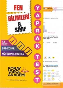 8. Sınıf Fen Bilimleri Yaprak Testi