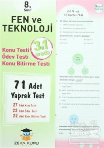 8. Sınıf Fen ve Teknoloji Yaprak Test