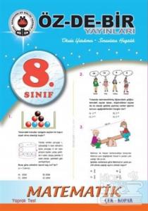 8. Sınıf Matematik Çek Kopar Yaprak Test