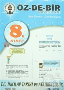 8. Sınıf T.C. İnkılap Tarihi ve Atatürkçülük Çek Kopar Yaprak Test