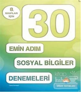 8. Sınıflar İçin 30 Emin Adım Sosyal Bilgiler Denemeleri