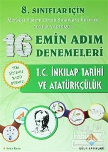 8. Sınıflar İçin T.C. İnkılap Tarihi ve Atatürkçülük Emin Adım Denemeleri