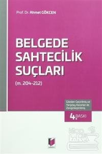 Belgede Sahtecilik Suçları (TCK m. 204-212)