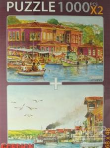 Çengelköy - Kuzguncuk Sahili Puzzle (2 X 1000 Parça)