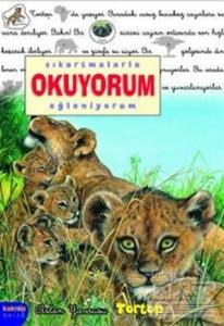 Çıkartmalarla Okuyorum Eğleniyorum - Aslan Yavrusu Tortop