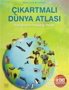 Çıkartmalı Dünya Atlası - Hayvanların Yaşadığı Yerler