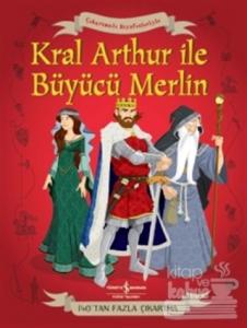 Çıkartmalı Kıyafetleriyle Kral Arthur ve Büyücü Merlin