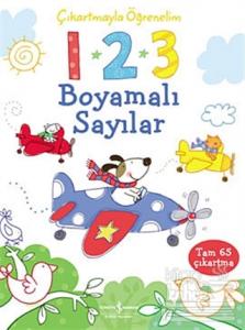 Çıkartmayla Öğrenelim 1-2-3: Boyamalı Sayılar
