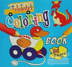 Coloring Book 96 Pages (Blue)