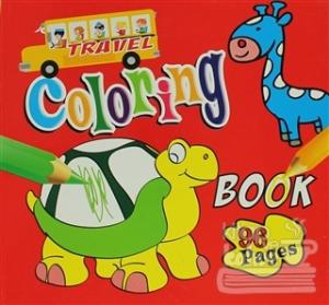 Coloring Book 96 Pages (Red)