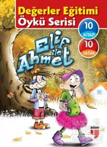 Değerler Eğitimi Öykü Serisi - Elif ile Ahmet (10 Kitap Set)