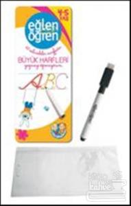 Eğlen Öğren 40 Silinebilir Sayfada Büyük Harfleri Yazmayı Öğreniyorum