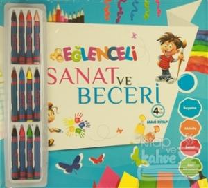 Eğlenceli Sanat ve Beceri (4 Yaş - Mavi Kitap)