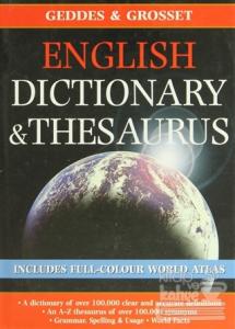 English Dictionary And Thesaurus (Ciltli)